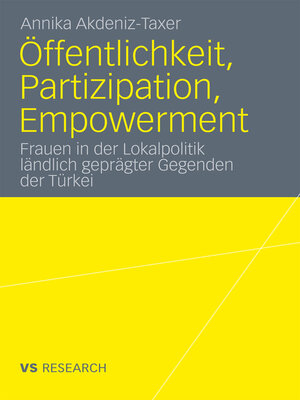 cover image of Öffentlichkeit, Partizipation, Empowerment